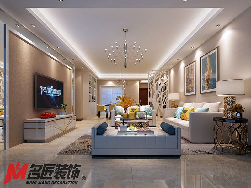河源市堅基美麗城現(xiàn)代簡約風(fēng)格三居室裝修案例