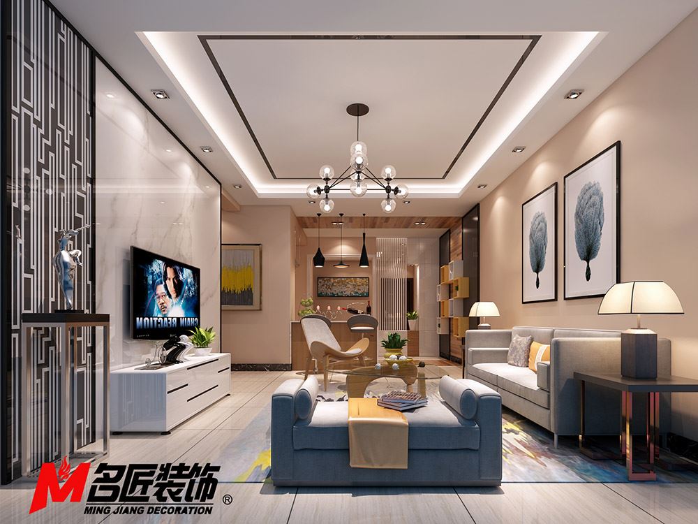 河源市堅基美麗城現(xiàn)代簡約風(fēng)格三居室裝修案例