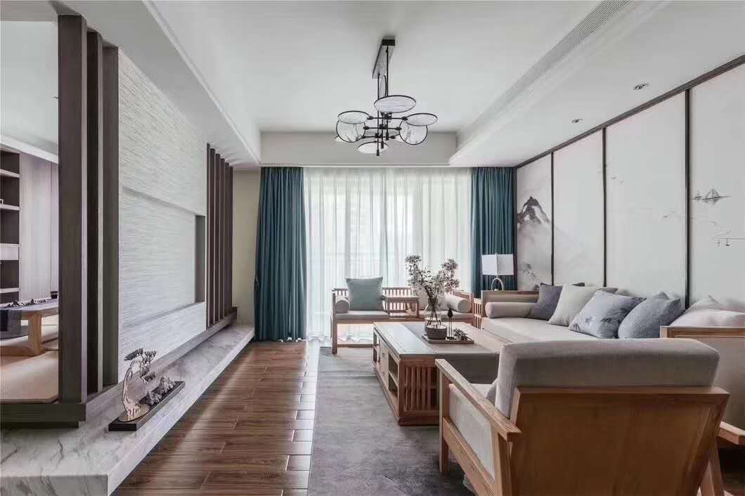 佛山市雅居樂·江畔明珠現(xiàn)代簡約風格三居室裝修案例