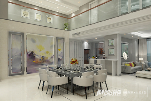 珠海市中海寰宇天下現(xiàn)代簡約風格復式裝修案例